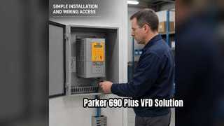 Parker 690 Plus VFD 0 75kW Drive Overview